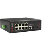 Коммутатор ONV PoE индустриальный управляемый 8-портовый IPS31108PFM (100 Base-TX (100 мбит/с), 1 SFP порт)