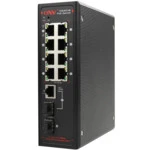Коммутатор ONV PoE индустриальный управляемый 8-портовый IPS31108PFM (100 Base-TX (100 мбит/с), 1 SFP порт)