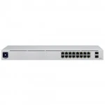 Коммутатор Ubiquiti USW-16-POE Gen2 1000 Base-TX (1000 мбит/с), 2 SFP порта