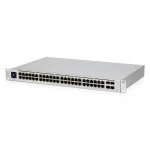 Коммутатор Ubiquiti UniFi Switch 48 PoE USW-48-POE 1000 Base-TX (1000 мбит/с), 4 SFP порта