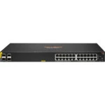 Коммутатор HPE CX 6100 24G Class4 PoE 4SFP+ 370W JL677A 1000 Base-TX (1000 мбит/с), 4 SFP порта