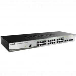 Коммутатор D-link DGS-1210-28/ME/B2A 1000 Base-T (1000 мбит/с), 4 SFP порта