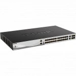 Коммутатор D-link DGS-3130-30S/B1A 10 GBase-T (10000 мбит/с), 24 SFP порта