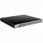 Коммутатор D-link DGS-1210-52MP/ME/B2A 1000 Base-TX (1000 мбит/с), 4 SFP порта