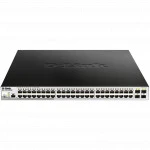 Коммутатор D-link DGS-1210-52MP/ME/B2A 1000 Base-TX (1000 мбит/с), 4 SFP порта
