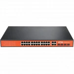 Коммутатор Wi-Tek WI-PS328GF (1000 Base-TX (1000 мбит/с), 4 SFP порта)