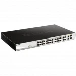 Коммутатор D-link DGS-1210-28MP/F3A 1000 Base-T (1000 мбит/с), 4 SFP порта