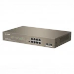Коммутатор TENDA G1110P-8-150W 1000 Base-TX (1000 мбит/с), 2 SFP порта
