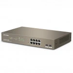 Коммутатор TENDA G3310P-8-150W 1000 Base-TX (1000 мбит/с), 2 SFP порта