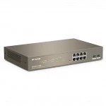 Коммутатор TENDA G3310P-8-150W 1000 Base-TX (1000 мбит/с), 2 SFP порта