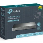 Коммутатор TP-Link T1500G-8T V2(TL-SG2008 V3/V4) (1000 Base-TX (1000 мбит/с))