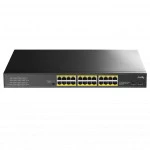 Коммутатор CUDY GS1028PS2 1000 Base-TX (1000 мбит/с), 2 SFP порта