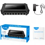 Коммутатор CUDY GS108D 1000 Base-TX (1000 мбит/с)