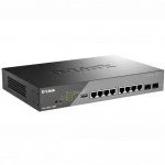 Коммутатор D-link DSS-200G-10MP DSS-200G-10MP/A1A (1000 Base-T (1000 мбит/с), 2 SFP порта)