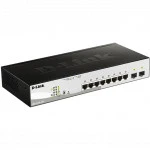 Коммутатор D-link DGS-1210-10P/F3 (1000 Base-TX (1000 мбит/с), 2 SFP порта)