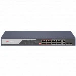 Коммутатор Hikvision DS-3E0318P-E(C) 100 Base-TX (100 мбит/с), 2 SFP порта