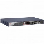 Коммутатор Hikvision DS-3E0326P-E(C) 100 Base-TX (100 мбит/с), 2 SFP порта