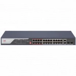 Коммутатор Hikvision DS-3E0326P-E(C) 100 Base-TX (100 мбит/с), 2 SFP порта