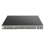 Коммутатор D-link DGS-1210-52MP/F4A 1000 Base-T (1000 мбит/с), 4 SFP порта