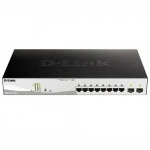 Коммутатор D-link DGS-1210-10MP/FL2A 1000 Base-T (1000 мбит/с), 2 SFP порта