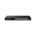 Коммутатор TENDA TEG2228P-24-410W 1000 Base-T (1000 мбит/с), 2 SFP порта