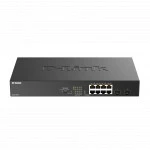 Коммутатор D-link DGS-1010P/B1A 1000 Base-T (1000 мбит/с), 2 SFP порта