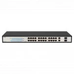 Коммутатор PowerTone PWS-TS24G-370R (1000 Base-T (1000 мбит/с), 2 SFP порта)