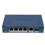 Коммутатор Hikvision DS-3E1506P-EI/M-4P1T1F 1000 Base-T (1000 мбит/с), 1 SFP порт