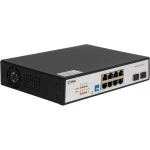 Коммутатор SNR S2300G-8TM-POE SNR-S2300G-8TM-POE 1000 Base-T (1000 мбит/с), 2 SFP порта