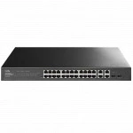 Коммутатор CUDY Easy-Managed GS1028ES2 1000 Base-T (1000 мбит/с), 2 SFP порта