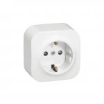 Розетка Legrand Розетка с зк Legrand Forix 16A 250В IP20 накладная белый 782411