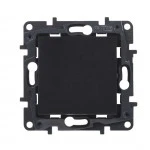 Legrand Переключатель одноклавишный Niloe Step 10А авт.клеммы Чёрный 863506
