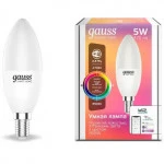 Gauss Smart Home E14 RGB 5Вт 470lm Wi-Fi [1190112]