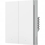 Aqara Выключатель настенный двухклавишный Smart Wall Switch H1 Zigbee 3.0 White AK074EUW01/WS-EUK04