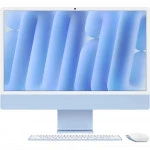 Моноблок Apple iMac 24 Blue (M4, 2024, Two ports) MWUF3CH/A 24 ", Apple, Apple M4 Series, Apple M4 8-Core, 2.9 ГГц, 16 Гб, SSD, 256 Гб