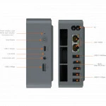 Персональный компьютер Beelink BL/EQR7- LP/7735HS/24G/1TB/Milky Grey Ryzen 7, 7735HS, 3.2, 24 Гб