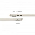 Ноутбук Apple MacBook Air 13 M4 Starlight MC6A4HN/A 13.6 ", WQXGA 2560x1664 (16:10), M4 series, 24 Гб