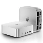 Персональный компьютер Beelink SER8 BL/SER8/8845HS/64G/1TB/Frost Silver Ryzen 7, 8845HS, 3.8, 64 Гб, Windows 11 Pro