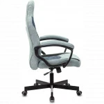 Компьютерный стул Бюрократ VIKING 6 KNIGHT Fabric серый/голубой Z-VIKING-6-KNIGHT-GR/BL
