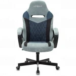 Компьютерный стул Бюрократ VIKING 6 KNIGHT Fabric серый/голубой Z-VIKING-6-KNIGHT-GR/BL