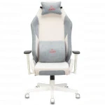 Компьютерный стул Бюрократ Zombie EPIC PRO белый/серо-голубой EPIC-PRO-Fabric-WT/BL