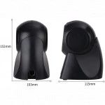 Сканер штрихкода deli E14884 1D Стационарный, 1D, USB, Черный