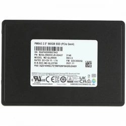 Серверный жесткий диск Samsung PM9A3 2.5" 960GB SSD MZQL2960HCJR-00A07 SSD, 2,5 SFF, 960 ГБ, NVMe
