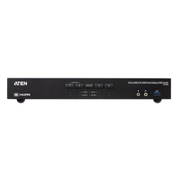 KVM-переключатель ATEN 4-Port USB3.0 4K HDMI Dual Display KVMP Switch CS1844-AT-G