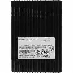 Серверный жесткий диск Crucial 7450 MAX MTFDKCC1T6TFS-1BC1ZABYY SSD, 2,5 SFF, 1.6 ТБ, NVMe