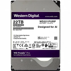 Серверный жесткий диск Western Digital Purple WD221PURP HDD, 3,5 LFF, 22 ТБ, SATA