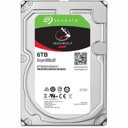 Серверный жесткий диск Seagate IronWolf NAS ST6000VN006 HDD, 3,5 LFF, 6 ТБ, SATA