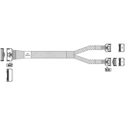 Аксессуар для сервера Supermicro CBL-MCIO-1235M5FY