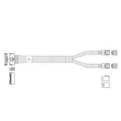 Аксессуар для сервера Luxshare Cable L285MM012-SD-R