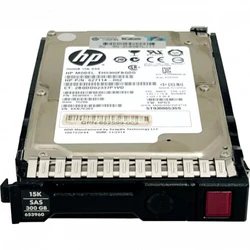Серверный жесткий диск HPE 300GB 6G SAS 15K rpm SFF (2.5-inch) SC Enterprise 652611-B21 (HDD, 2,5 SFF, 300 ГБ, SAS)
